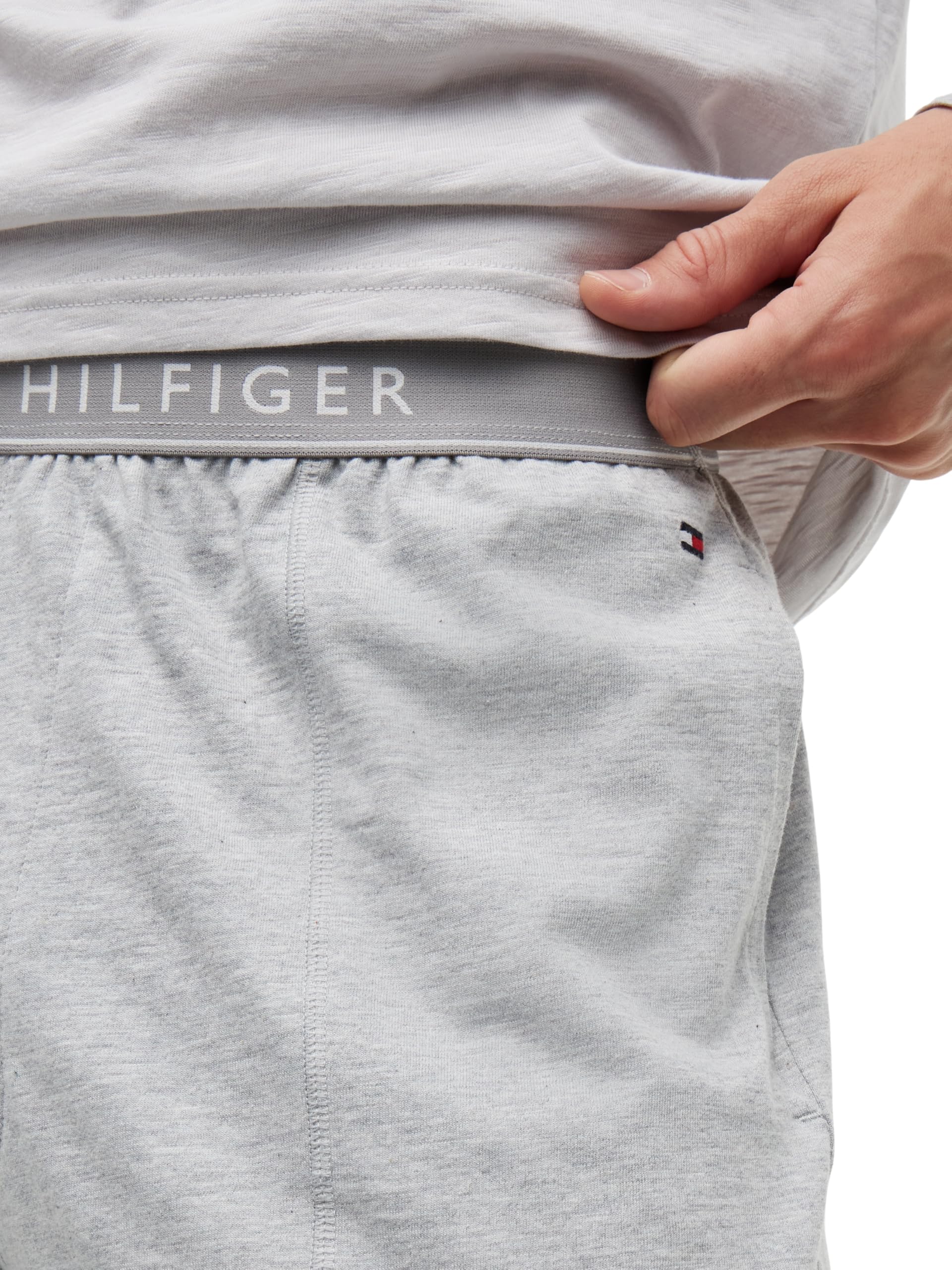Tommy Hilfiger Uomo Set Pigiama Jersey Cuffed Cotone