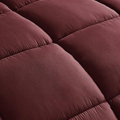 Vista 69 de Juego de edredón de plumón alternativo, 3 piezas Gris pardo