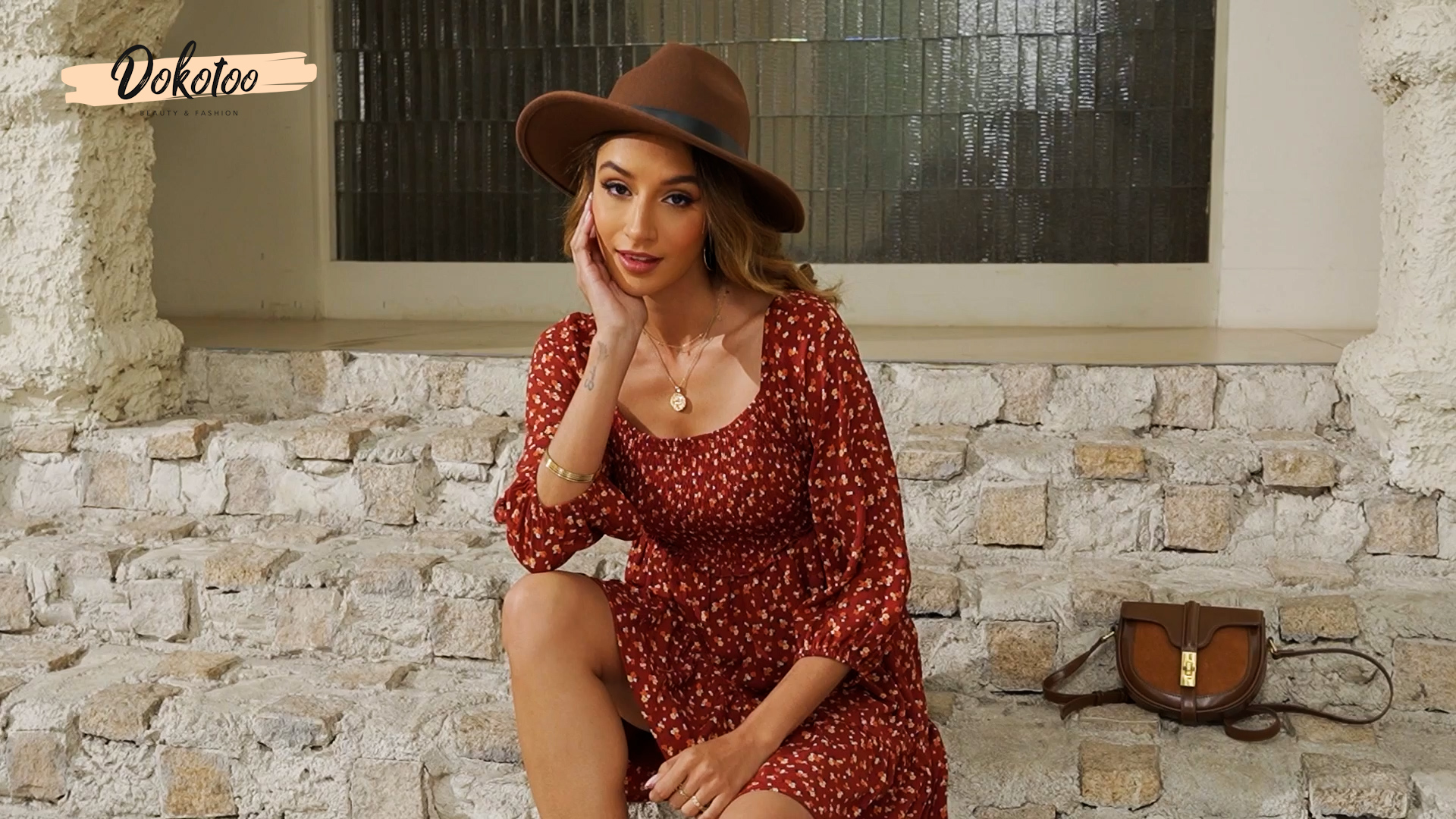 Dokotoo Sundresses for Women 2025 Early Fall Casual Beach Boho