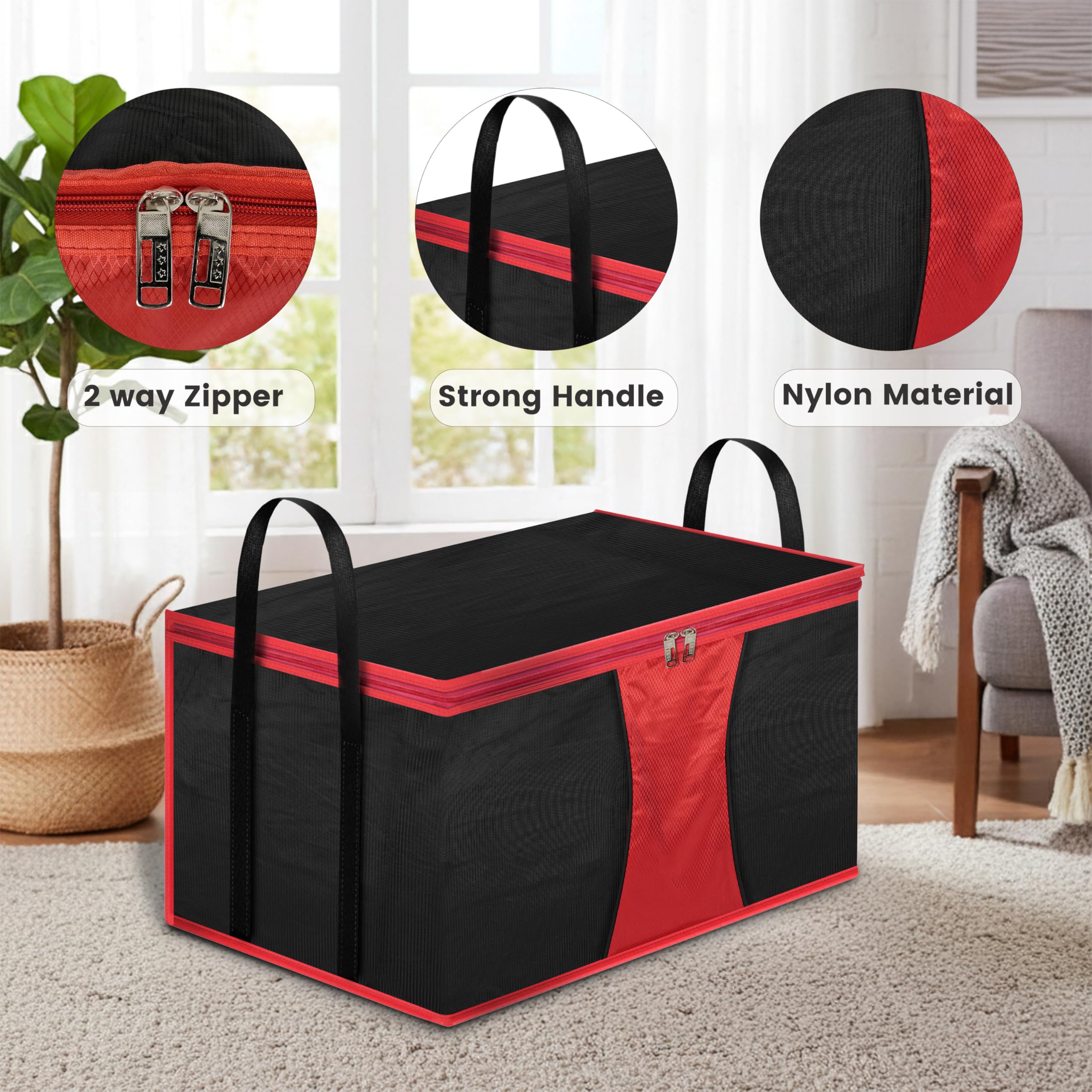 Storite Jumbo Super-Size Nylon 110 L Moisture Proof Heavy Duty Storage Bag 2