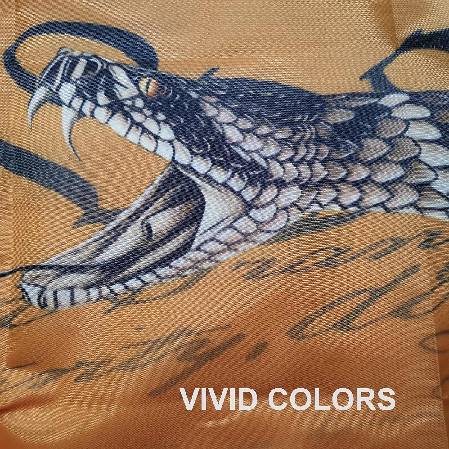 Dont Tread On Me Flag 3x5 Ft Double Sided, Gadsden US Flags With Brass Grommet, 3Ply Polyester Constitution Rattlesnake Patriotic Flag Banner With UV Fade Proof