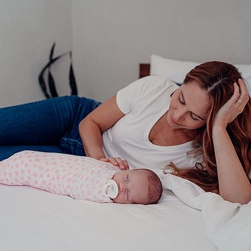 Miniatura 4 de Comfy Cubs Paquete de 4 mantas de muselina de 47 x 47 pulgadas, juego de mantas de algodón suave para bebés, grandes multiusos, para recién nacidos,