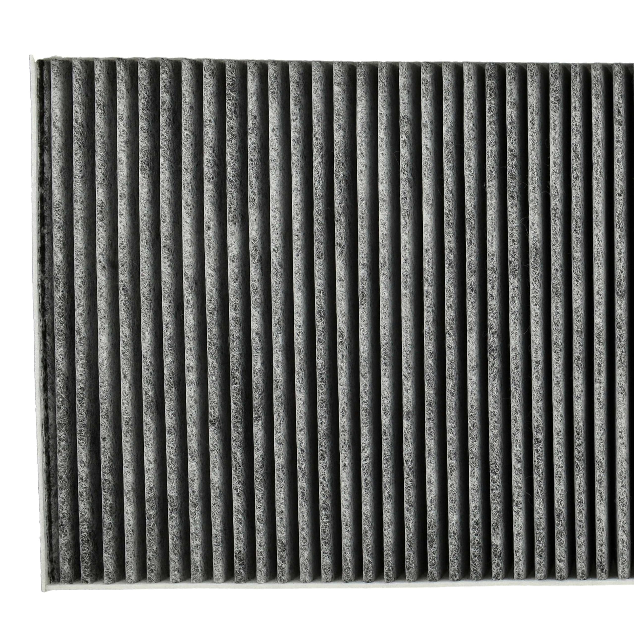 vhbw 8 x filtr z węglem aktywnym zamiennik do Siemens LZ46810 do okapu kuchennego - 46 x 19,1 x 5 cm