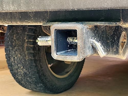 Miniatura 7 de Hidey-Hitch - Almacenamiento de llaves oculto en el interior del receptor de enganche de remolque, almacenamiento secreto empotrado resistente y