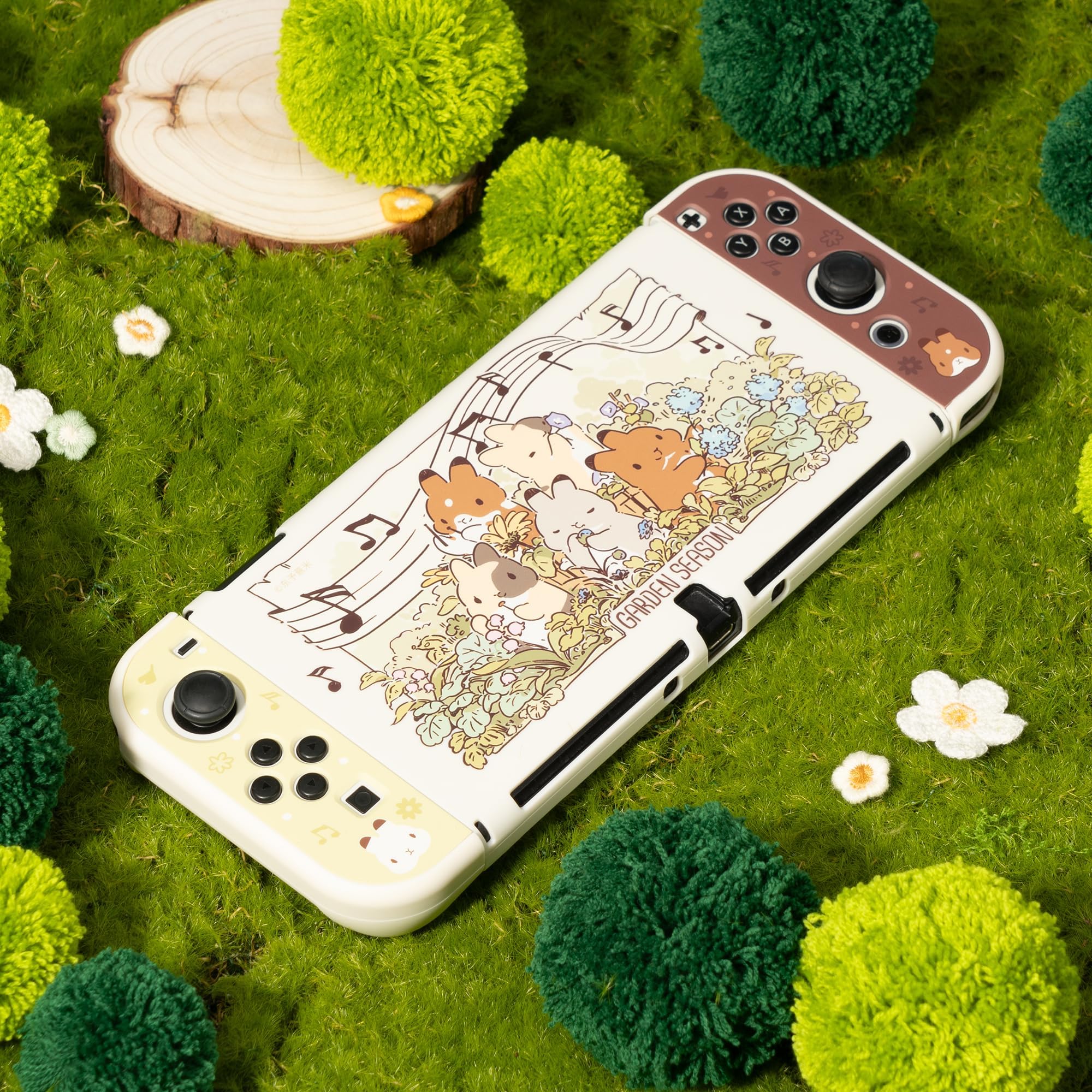 GeekShare Cover protettiva compatibile con Switch OLED e - Cover rigida per PC, compatibile con Switch