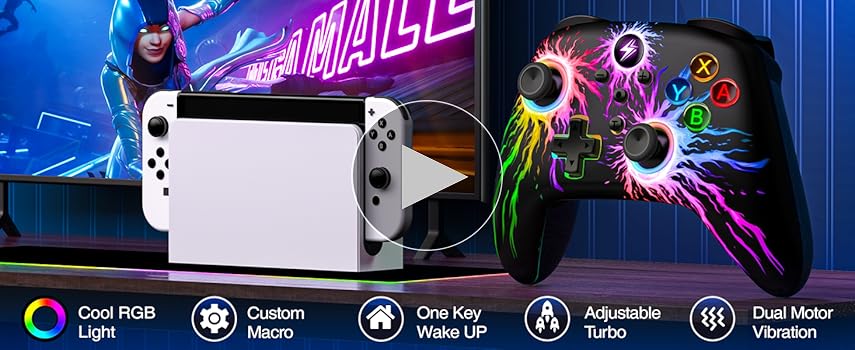 Nintendo Switch本体×2＋Proコン×4 【カスタム多数】 Amazon.com: EXTREMECOOL Wireless Switch Controllers for Nintendo