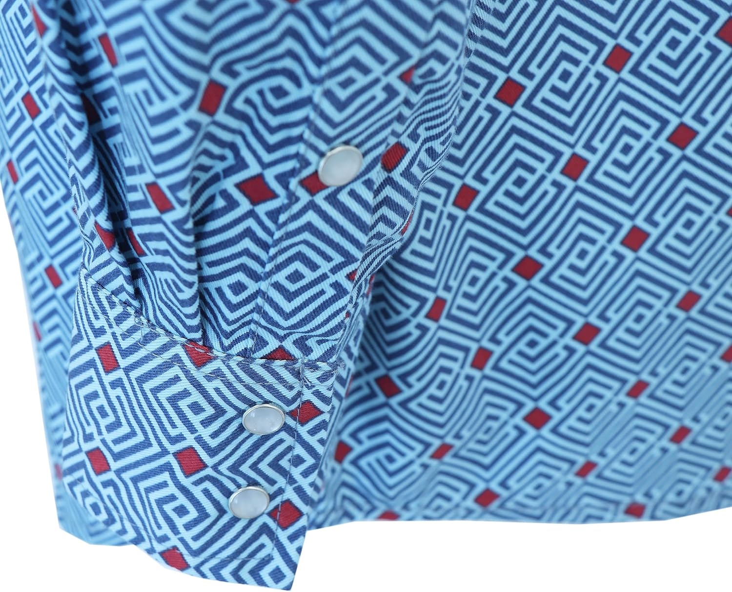 VATRENUS FR Shirts for Men Print Plaid 6.5oz Flame Resistant 100% Cotton Men's Pre-Washed Fire Retardant Work Shirt - Image 6