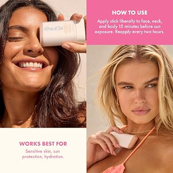 Kopari Pure Protect 100% Mineral Sunscreen Stick SPF 50& Golden Sunglaze Sheer Body Mist Sunscreen SPF 50