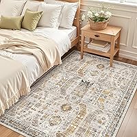 Vista 201 de Madane Alfombra Pasillera Lavable - Alfombras Pasilleras 2x6 para Pasillos de 6 Pies Antideslizante Vintage Alfombra Pasillera de Cocina
