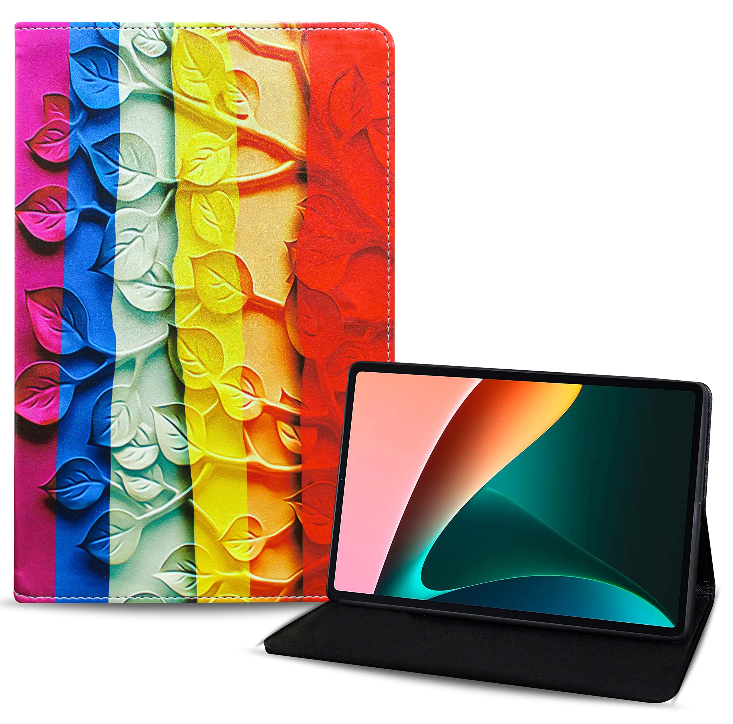 TGK Printed Classic Design Leather Folio Flip Case with Viewing Stand Protective Cover for Xiaomi Pad 5 11.0 inch (Leaf Pattern) (B0B4D6MJK3) Amazon Price History, Amazon Price Tracker