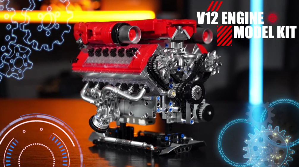 Amazon.com: BseSparklion V12 Engine Model Kit That Runs, 12