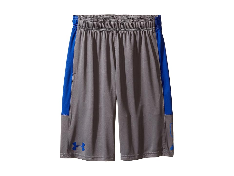 

Under Armour Kids Instinct Shorts (Big Kids) (Graphite/Royal) Boy's Shorts
