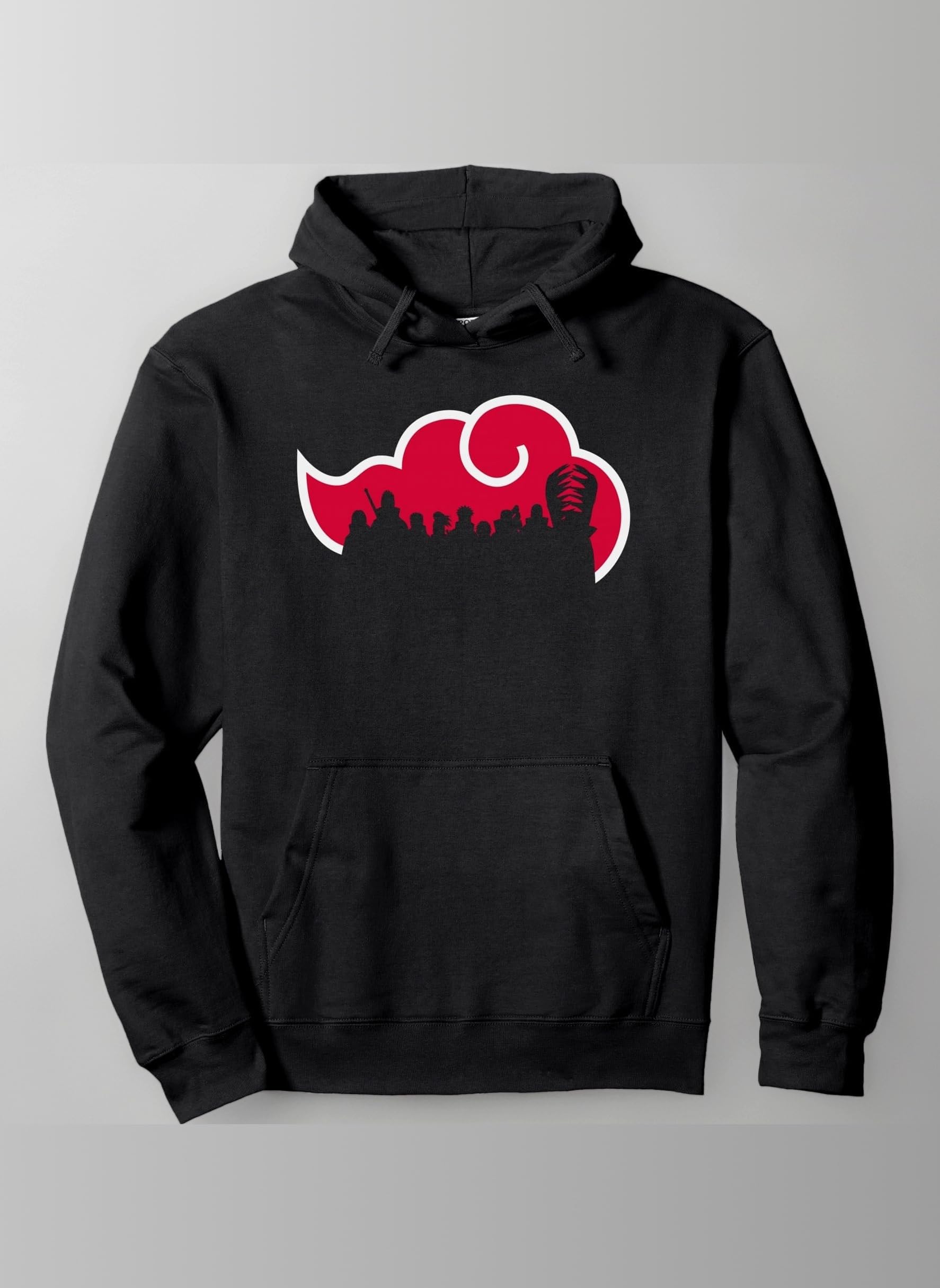 Shippuden Akatsuki Silhouette Anime Pullover Hoodie