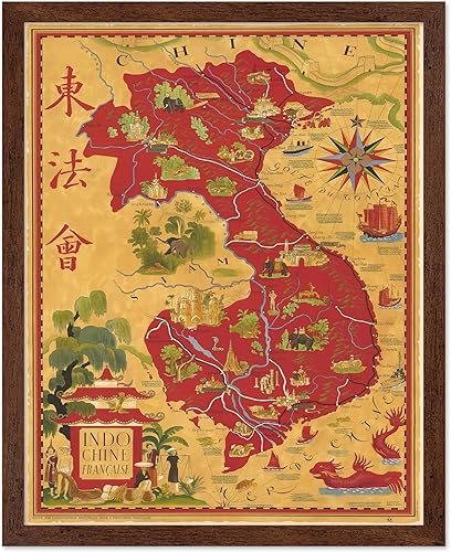 Vista 52 de Poster Master Póster vintage de la nación de los inmigrantes – Póster de mapas pictóricos retro – Arte de Estados Unidos – Regalo educativo