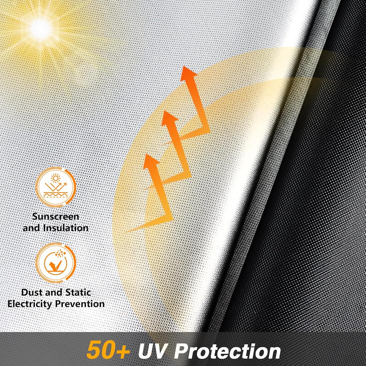 EVRBUL Upright Mini Freezers Cover,Outdoor Refrigerator Black Cover, Beverage Beer Refrigerator Protection Compatible with most 3.0 Cubic Compact Mini Freezer (22''Lx23.2''Wx34.2''H)