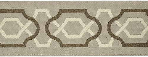 Miniatura 5 de 3.8 yarda carrete 3.93 pulgadas bordado de cortinas de tela jacquard cinta para sus cortinas cortinas cortinas bandas cinta de ajuste V6 173