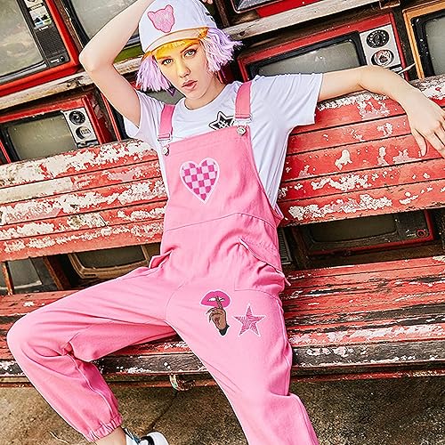 Miniatura 6 de NICEVINYL Parches bordados Preppy para planchar 35 unidades de parches bordados de color rosa para coser en la ropa