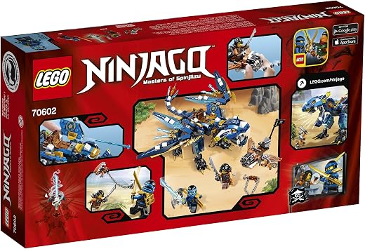 LEGO Ninjago Jay's Elemental Dragon 70602 Building Kit (350 Piece)