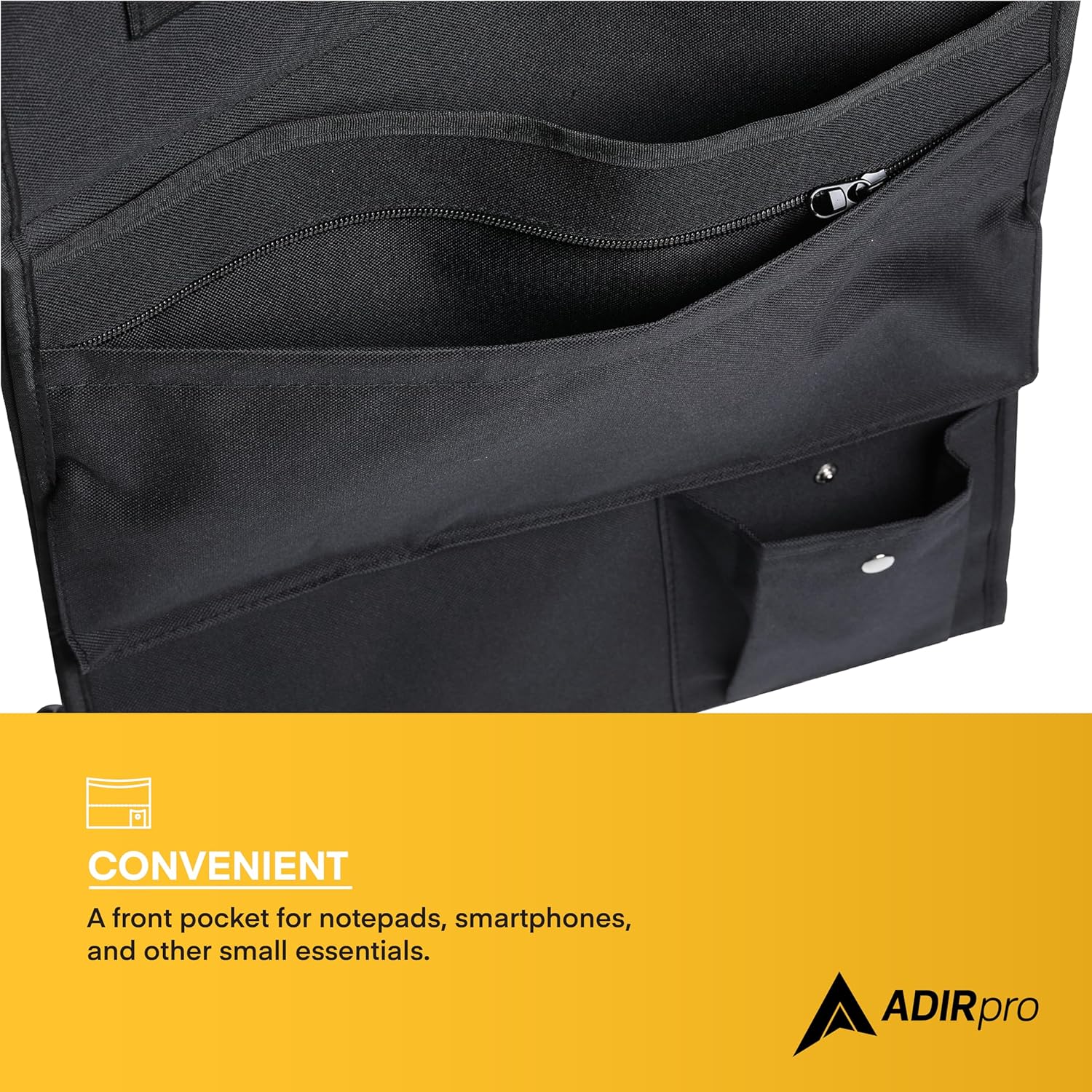 Adir Corp. Blueprints Car Holder - Plans Holder for Trucks and Cars with Multiple Slots and Front Zippered Pocket