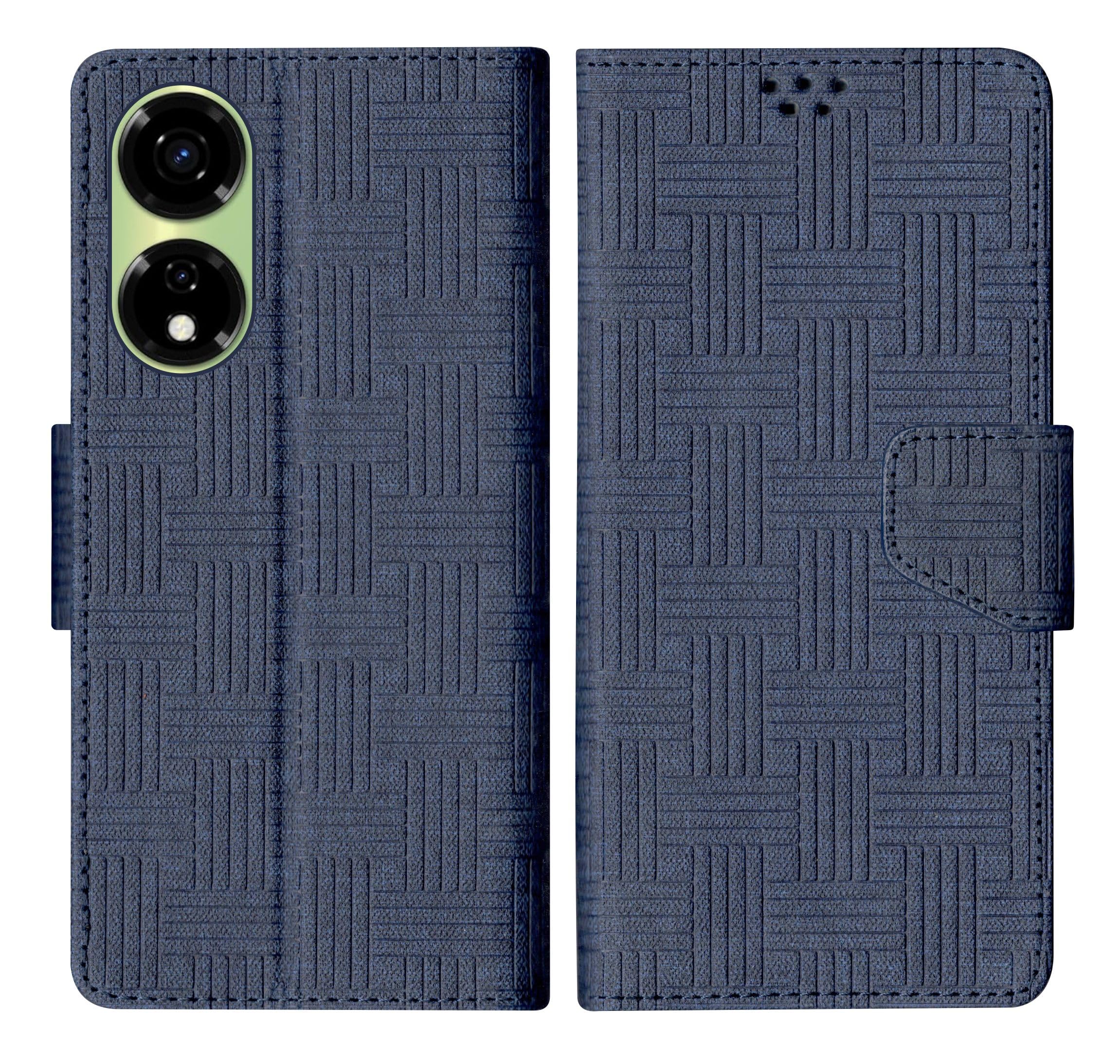 SBMS itel Color Pro 5G, itel P55 5G Flip Cover Back Cover Case with Magnatic Closure | Inbuilt Stand | Card & Money Pocket (Mat Blue) (B0CLJ42RBR) Amazon Price History, Amazon Price Tracker