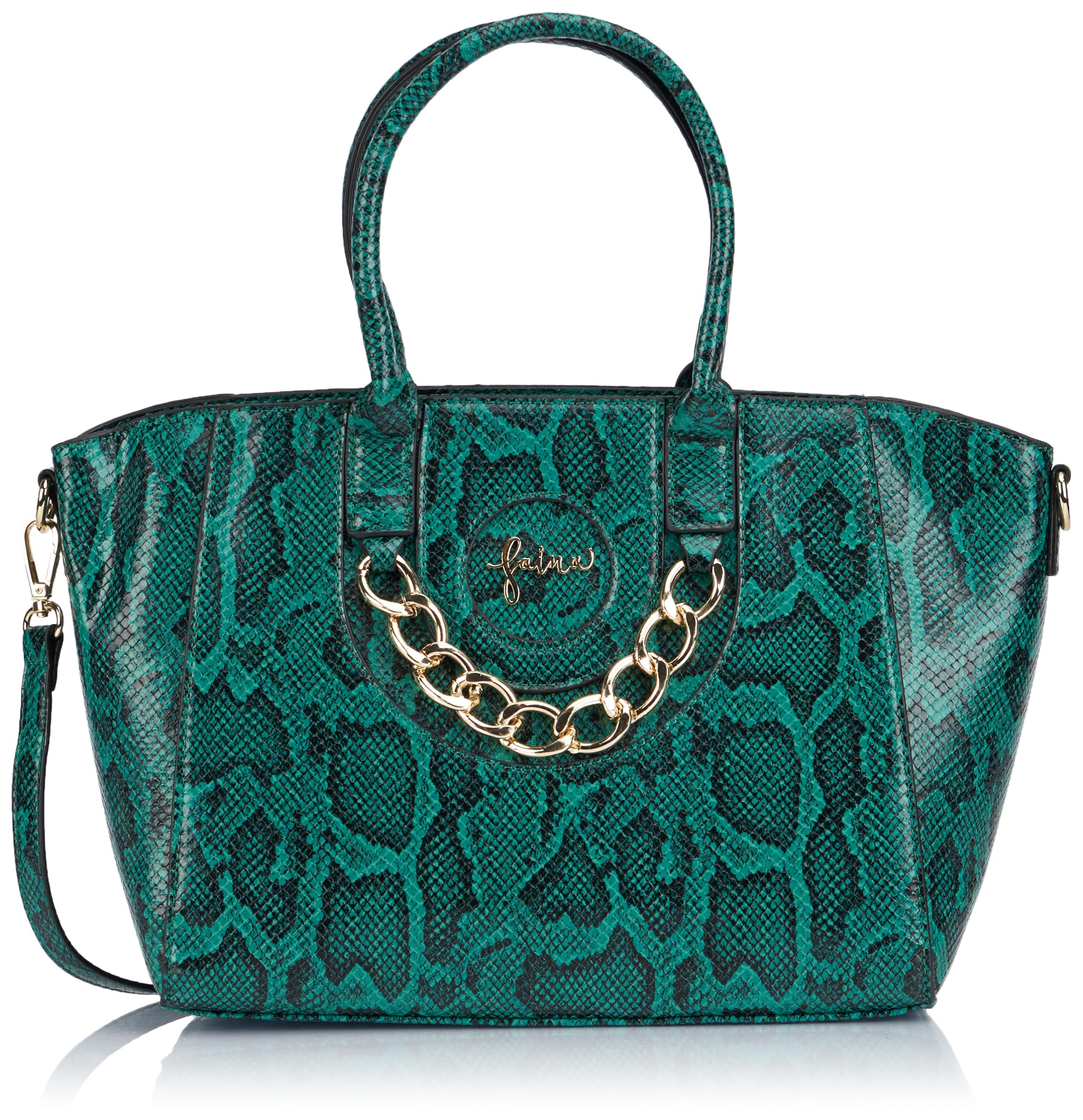 NAEMI Women's Tote Bags, Green/Black, One Size