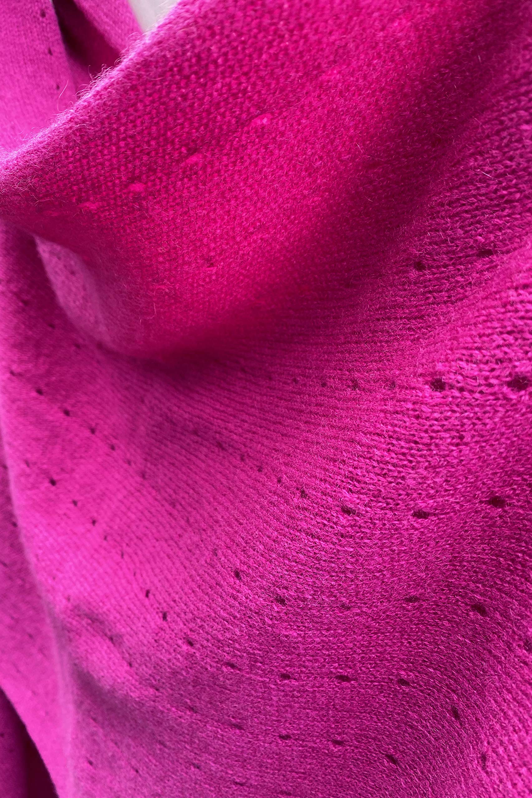 Multiwear Poncho aus reinem Kaschmir, Hot Pink, Fuchsia, für Damen, Reise, leicht, Spitze, Schal, multifunktional, Hot Pink Fuchsia, Einheitsgröße