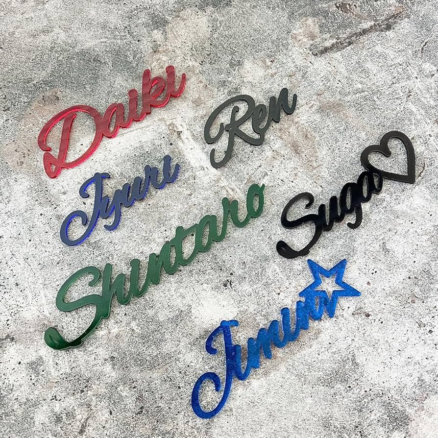 【みぃー】推しアクリルネームプレート みぃー】推しアクリルネームプレート オーダーページ】推し