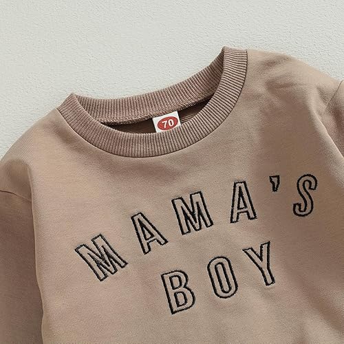 Miniatura 4 de Conjunto de ropa de otoño para bebé niña y niño, sudadera de manga larga con letras, pantalones y pantalones para otoño e invierno