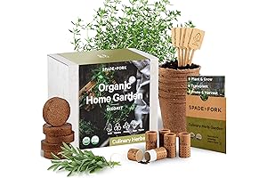 Organic Herb Garden Starter Kit Indoor - Certified Organic & Made in USA