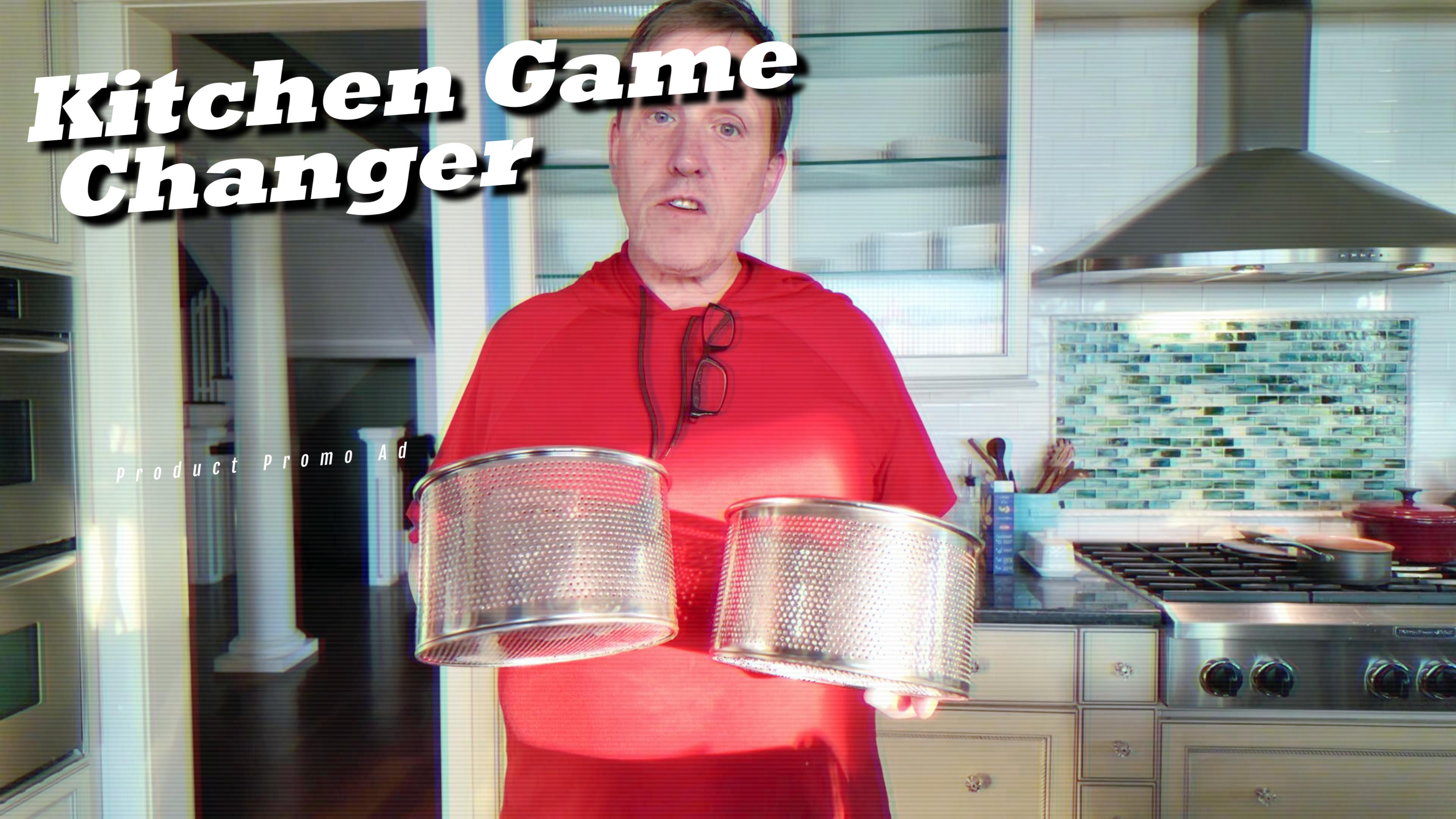 Strain, Steam &amp; Fry with One Handy Basket Set