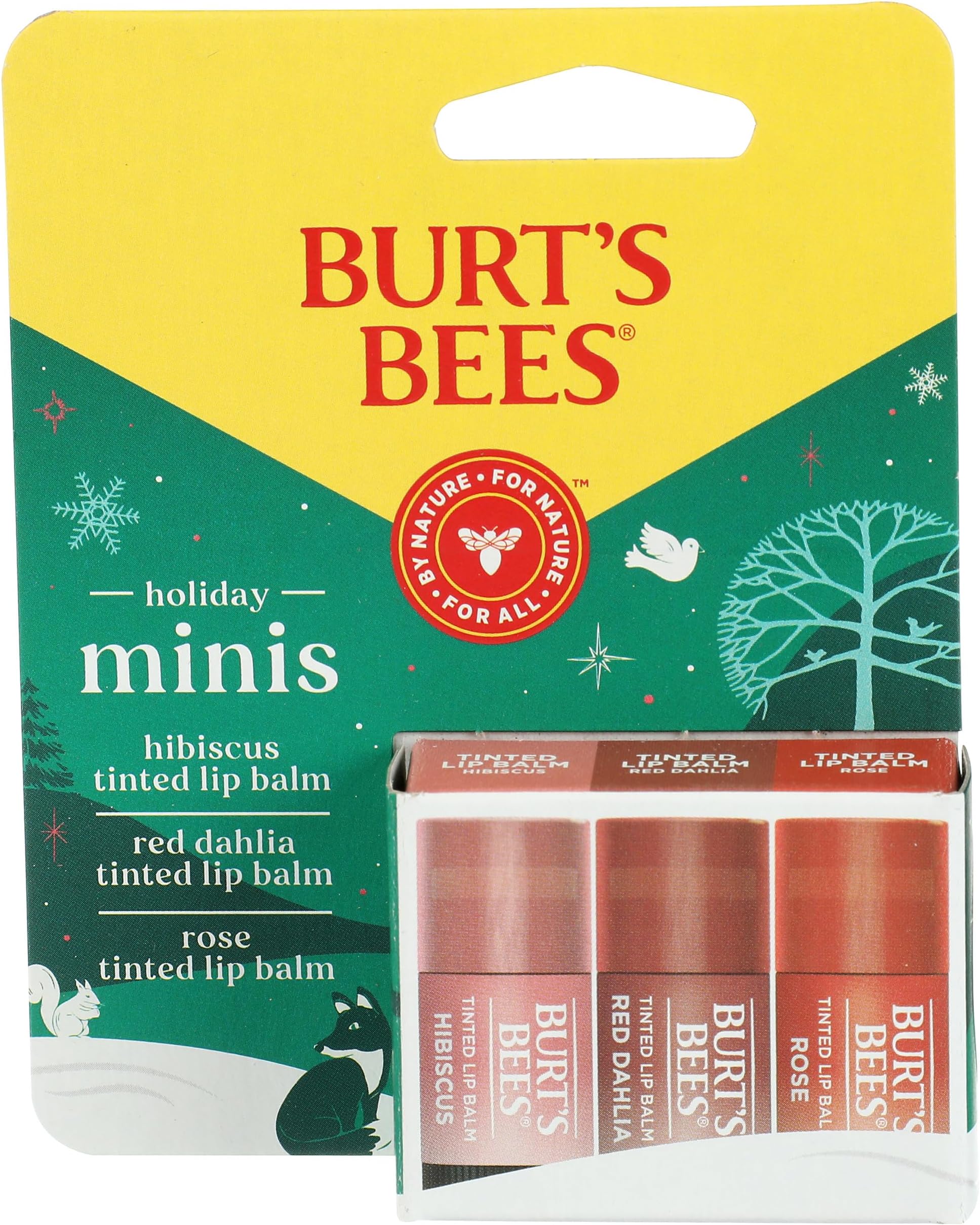BURTS BEES Holiday Minis Lip Balm 3 Count, 1 EA