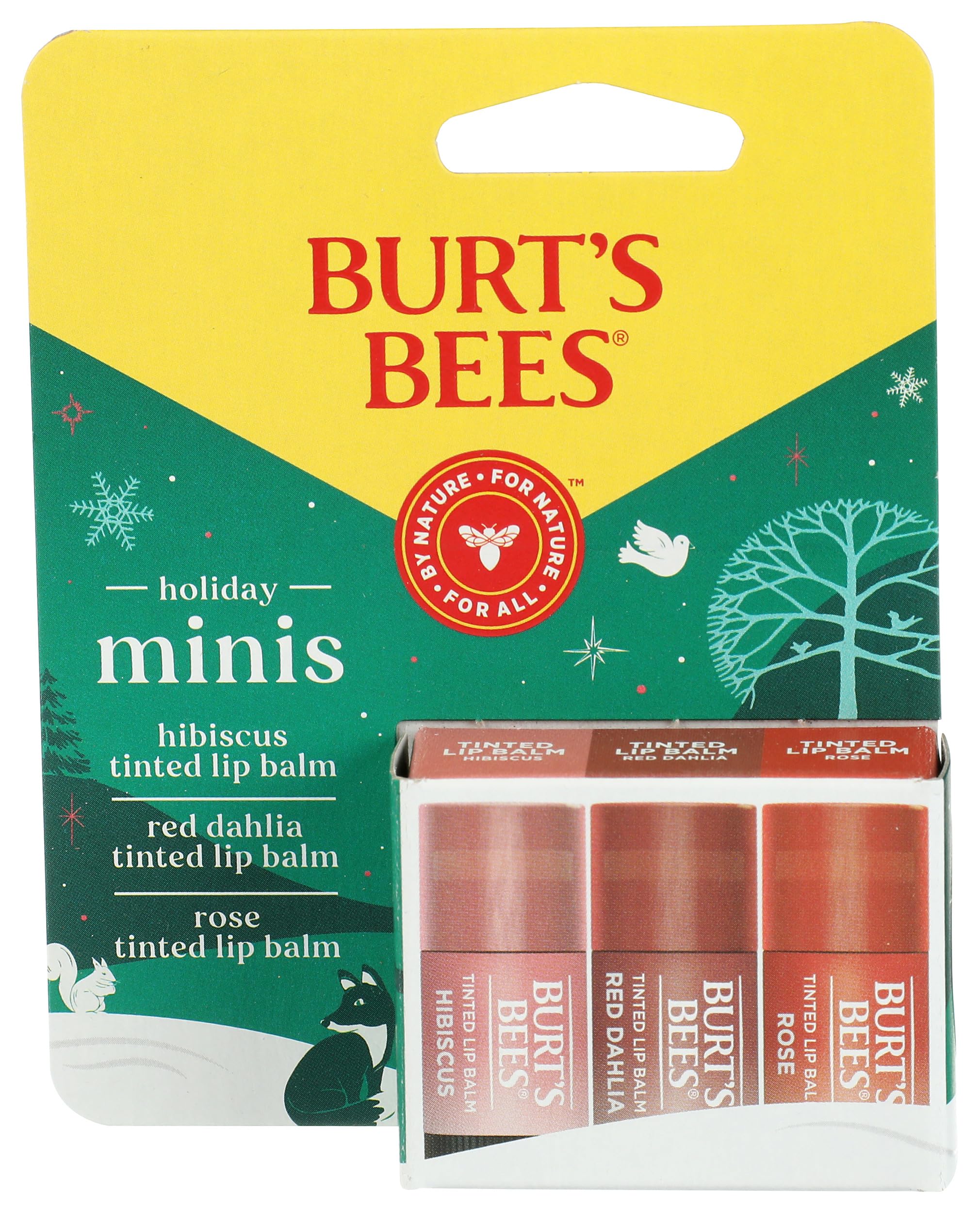 BURTS BEES Holiday Minis Lip Balm 3 Count, 1 EA