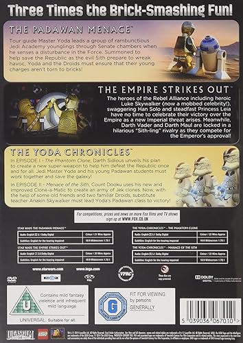 Miniatura 2 de Star Wars Lego - Padawan MenaceThe Empire Strikes outThe Yoda Chronicles DVD