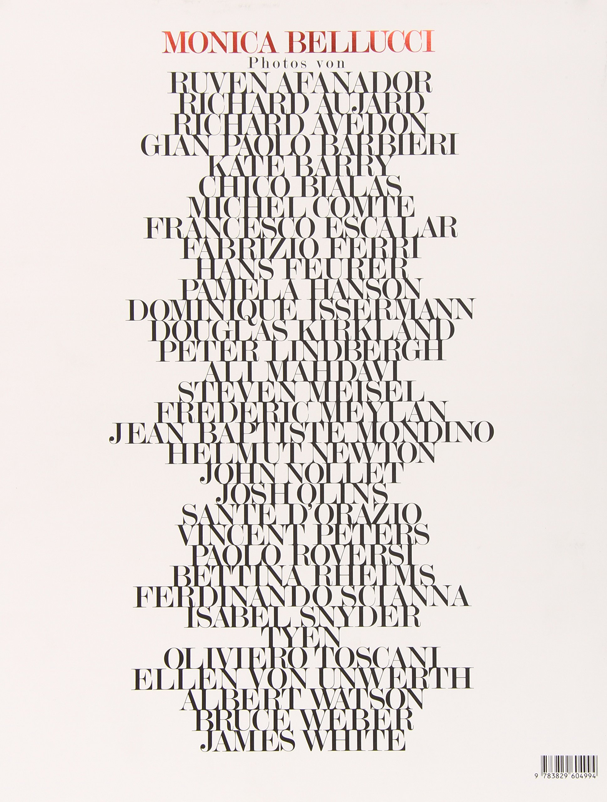 ありがとう ヤフオク! - 洋書写真集 モニカ ベルッチ 写真集Monica Bell ございます