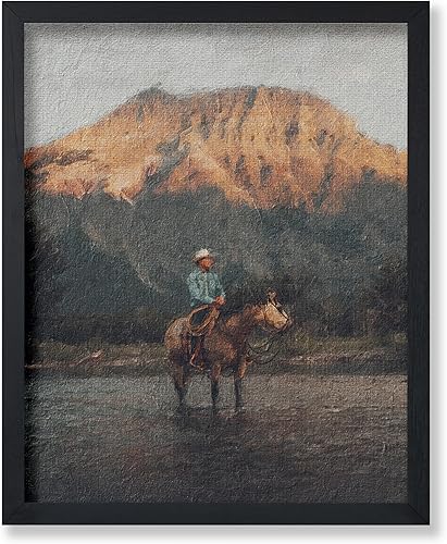 Miniatura 1 de Poster Master Póster vintage de paisaje  Póster de vaquero  Arte occidental  Diseño de pared del salvaje oeste  Regalo para hombres y mujeres