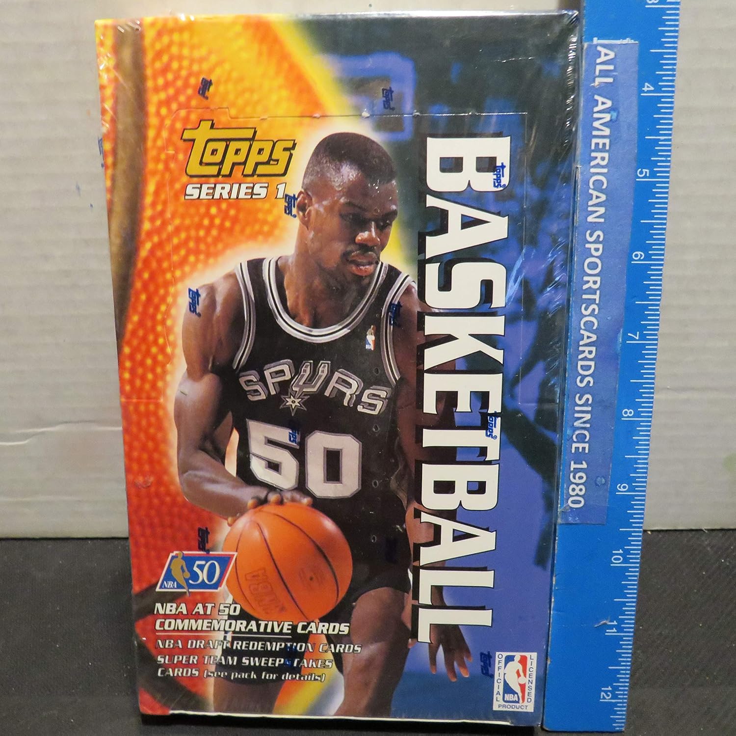 1996-97 TOPPS BASKETBALL SERIES 1 FACTORY SEALED BOX