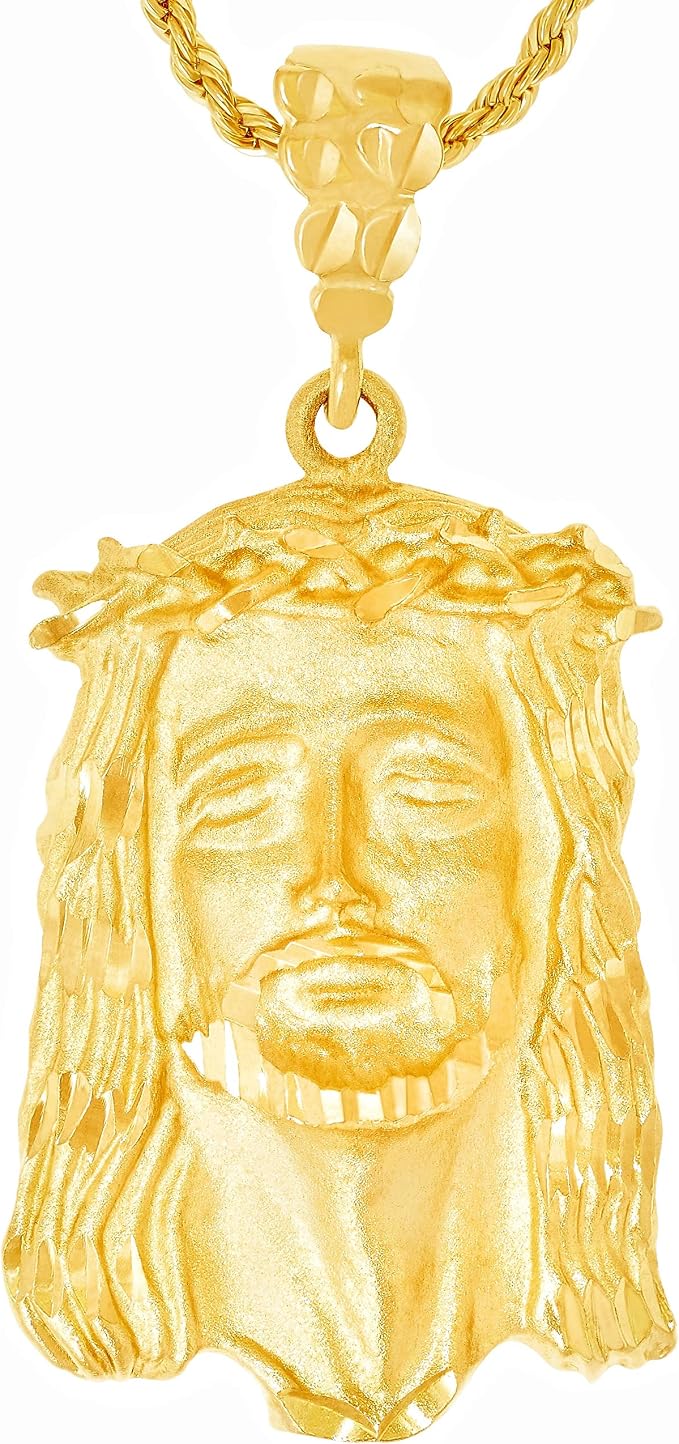 LIFETIME JEWELRY Face of Christ Pendant 