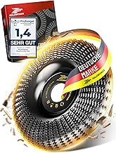 Wood Sanding Disc, 125 mm Angle Grinder (Extra Sharp) Flex Disc for Wood, Root Milling, Paint Remover Machine, Tree Stump Remover, Rasp Disc, Wood Sanding with a Flex Sanding Disc