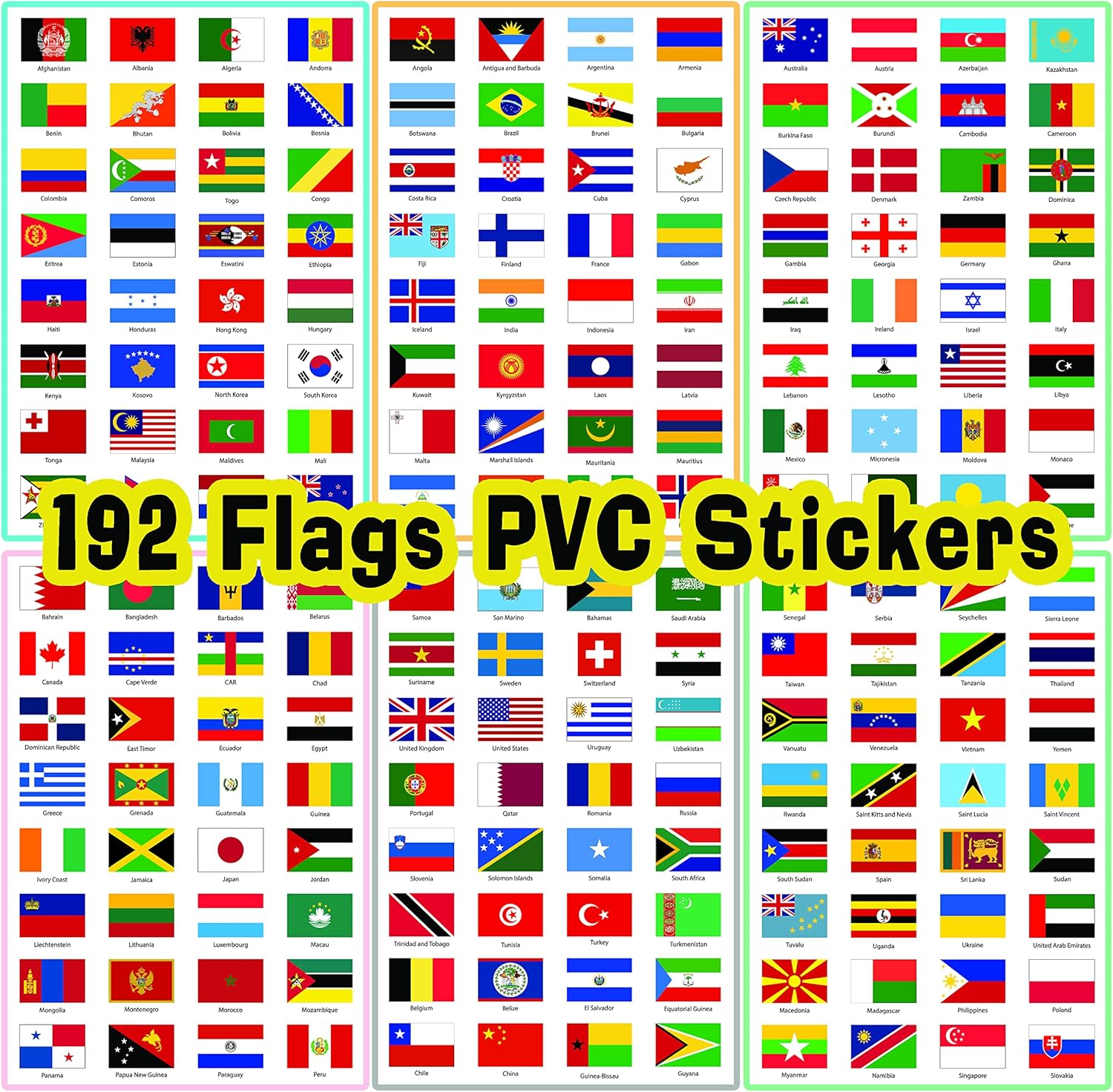 Global Adventure Passport - Eat & Drink Around The World - Perfect for Epcot and Beyond - 50 Countries, Ratings, Flags, World Flag Stickers (12)