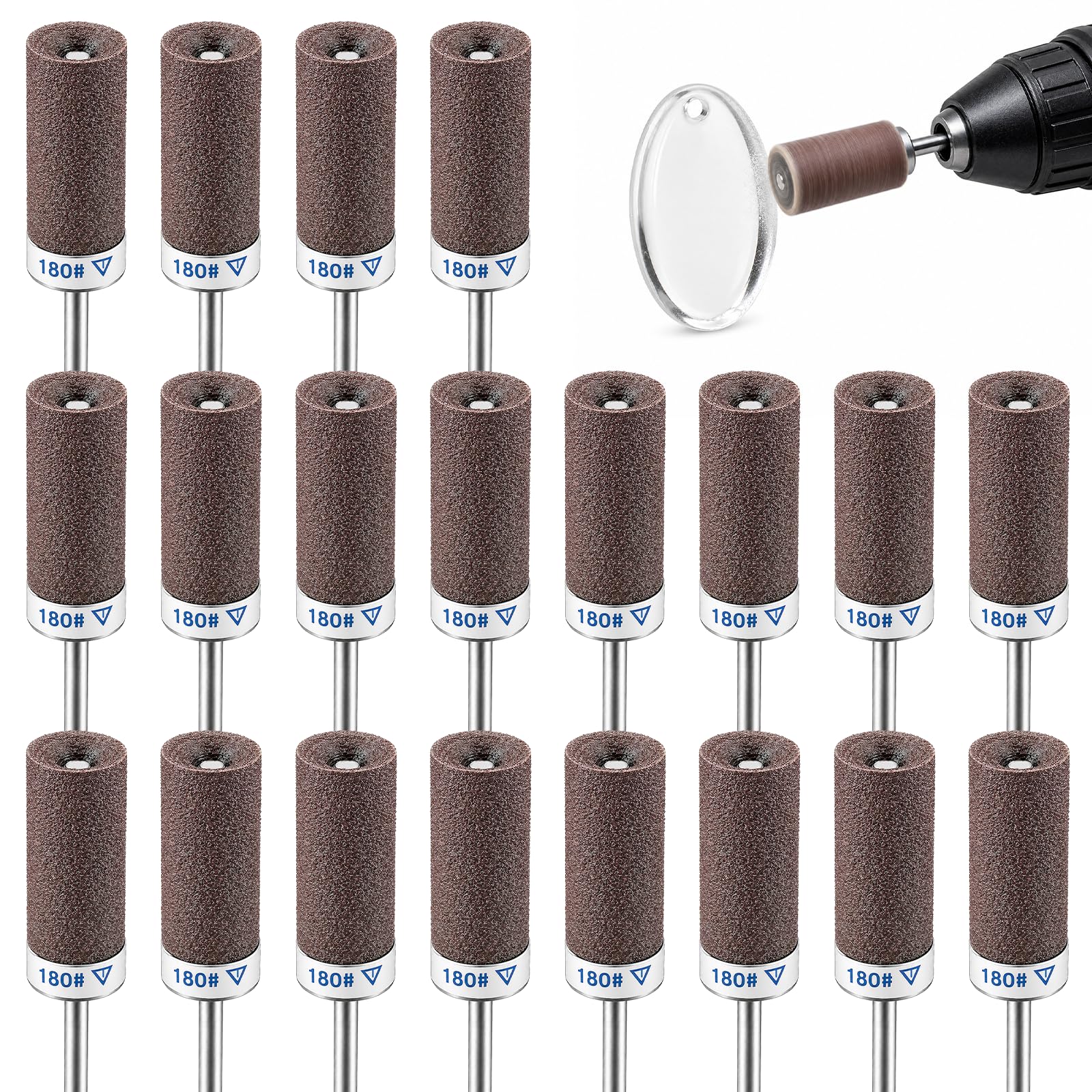 Dremel Sanding Drums - 30Pcs Grits 180-3000 -8