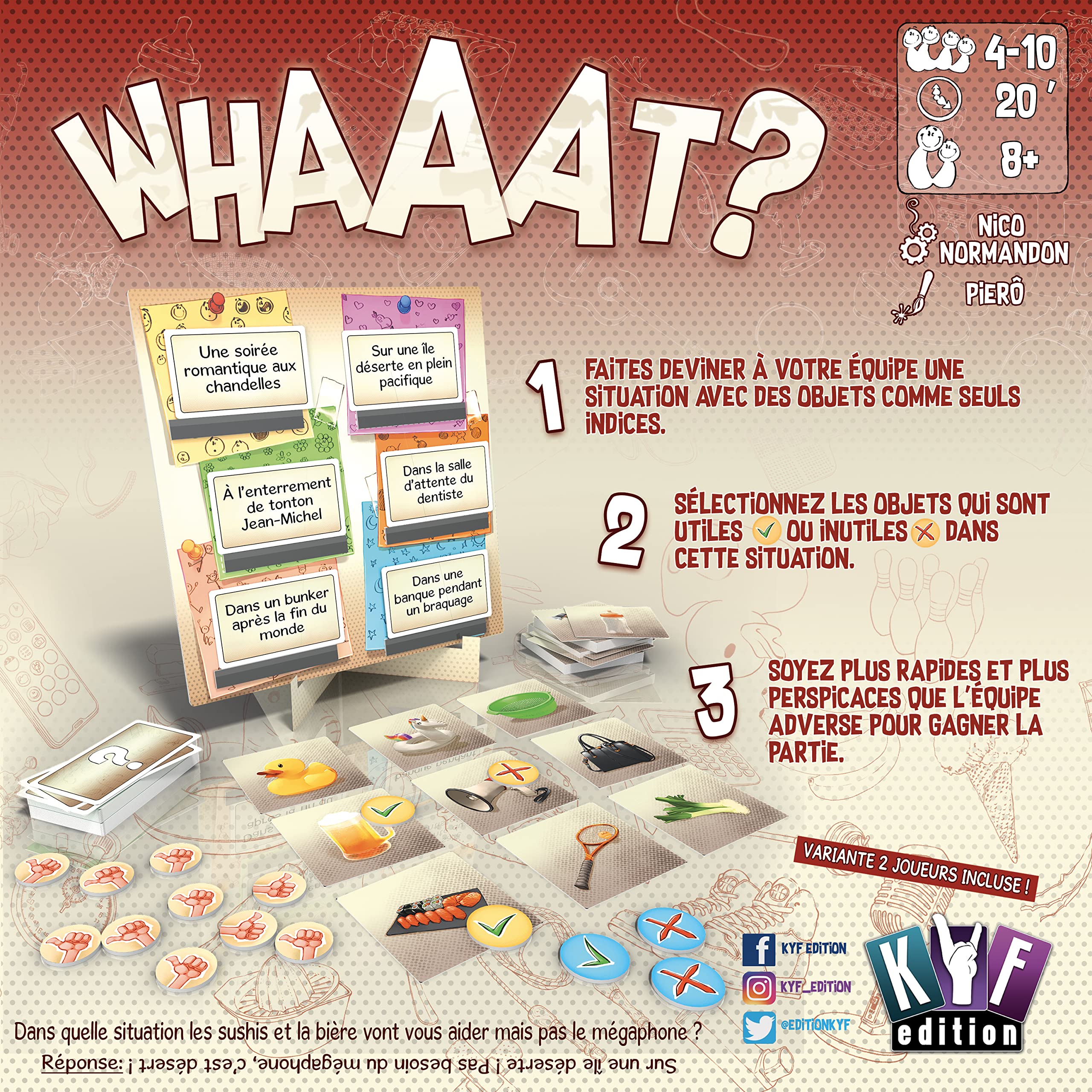 Asmodee KYF Edition | Whaaat ? | Jeu d'ambiance