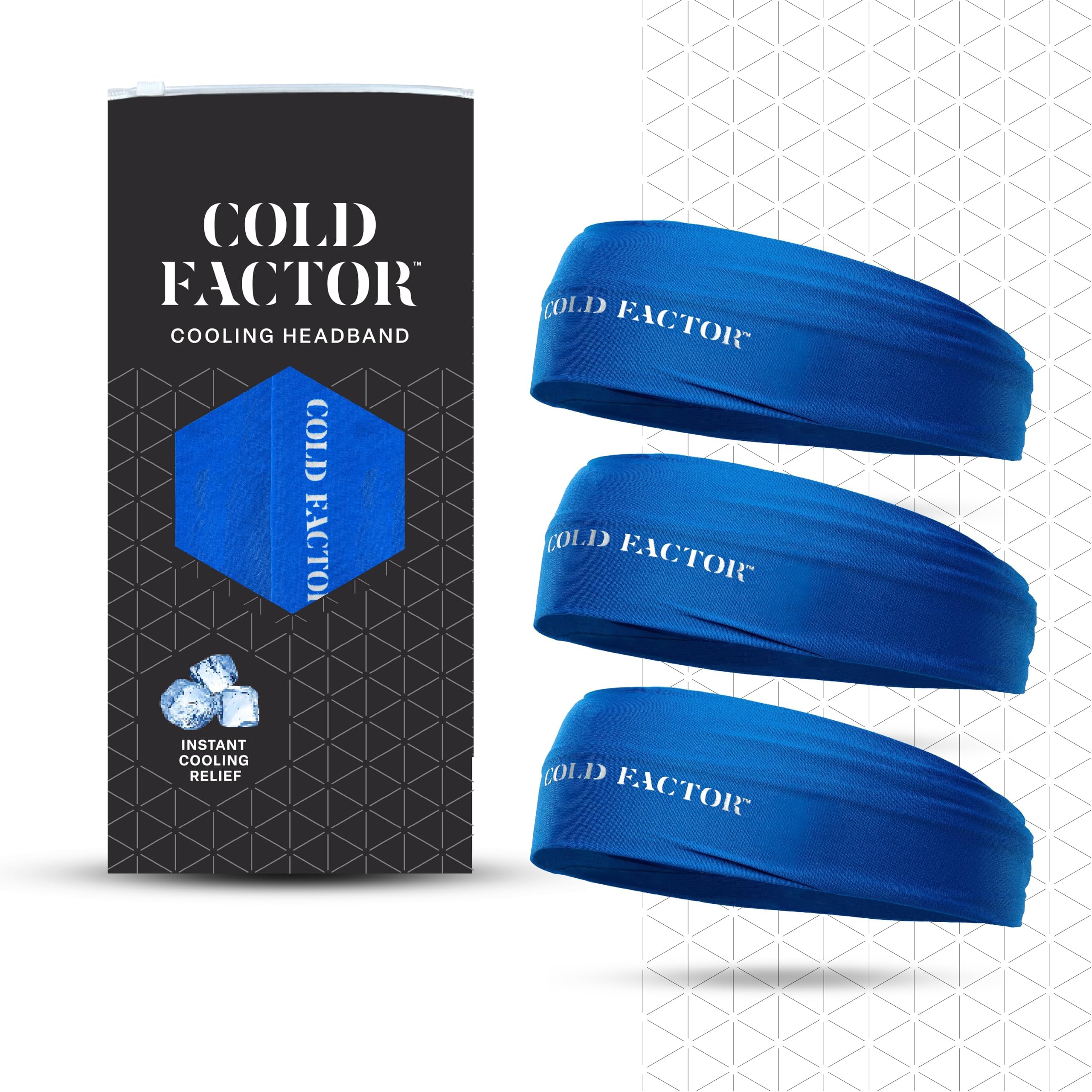 Instant Cooling Headbands for Women & Men 3 Pack | Advanced Evaporative Comfort for Sports & Outdoor | UPF 50+ Protection | Ideal for Fitness, Hiking, Yoga, Sweat Band, & Running