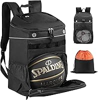 Vista 11 de TRAILKICKER Basketball Bag Backpack with Ball Holder Multi-Sport Backpack for Soccer Volleyball Football Baseball Helmet