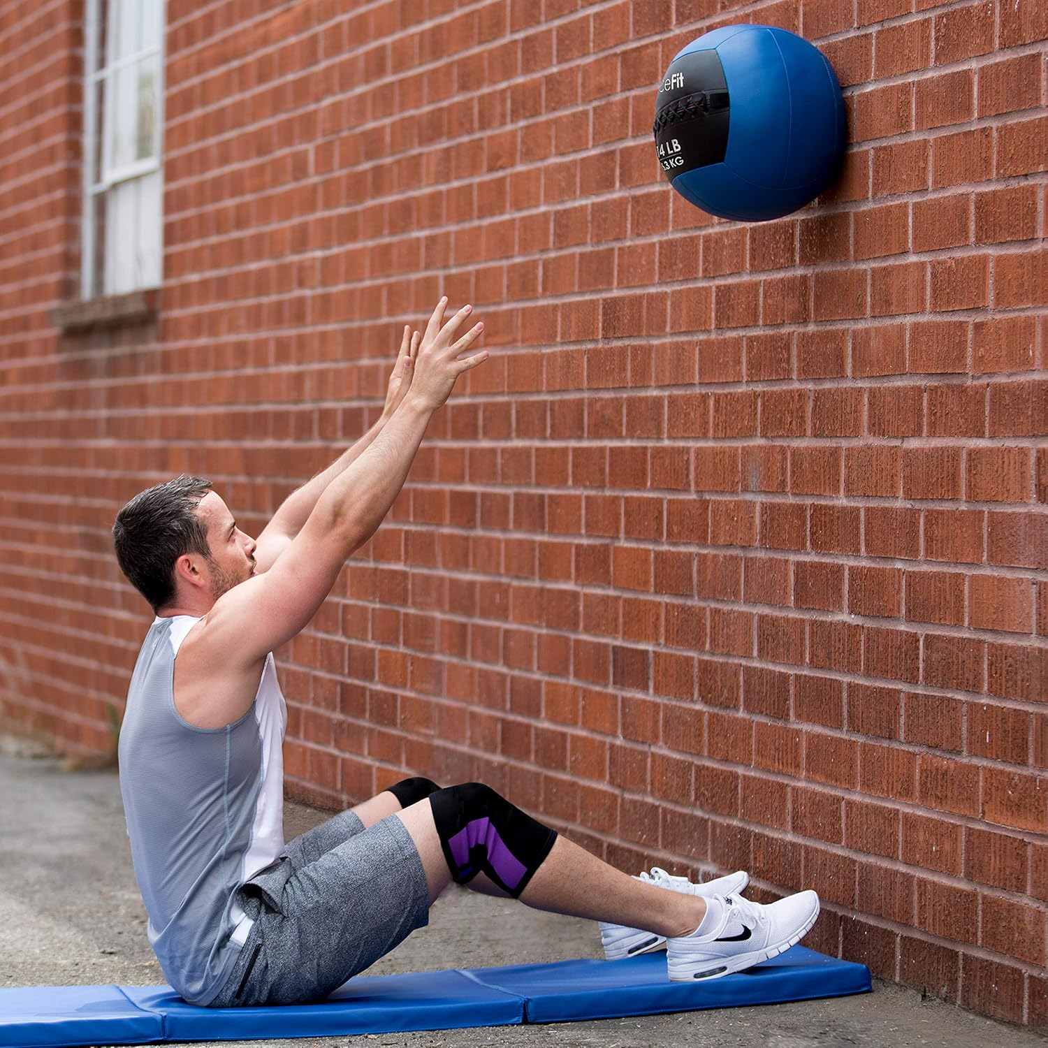 ProsourceFit Soft Medicine Balls for Wall Balls and Full Body Dynamic Exercises, Color-Coded Weights_ 14 lb : Sports & Outdoors
