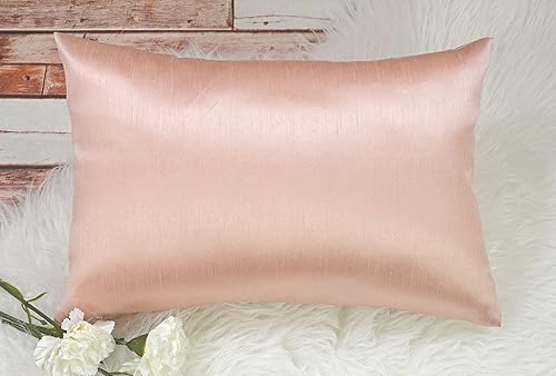 Vista 237 de Aiking Home - Funda de almohada de seda sintética, cierre de cremallera, juego de 2