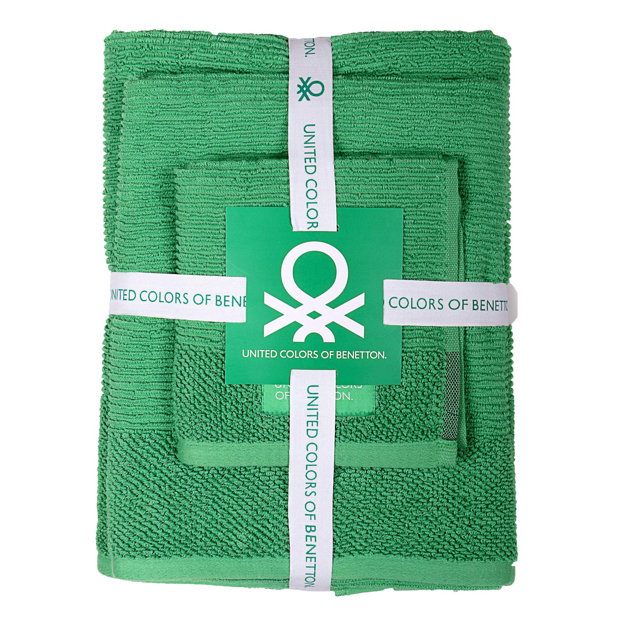Benetton - Handdoek 90X160 Biologisch Katoen 450Gsm Groen