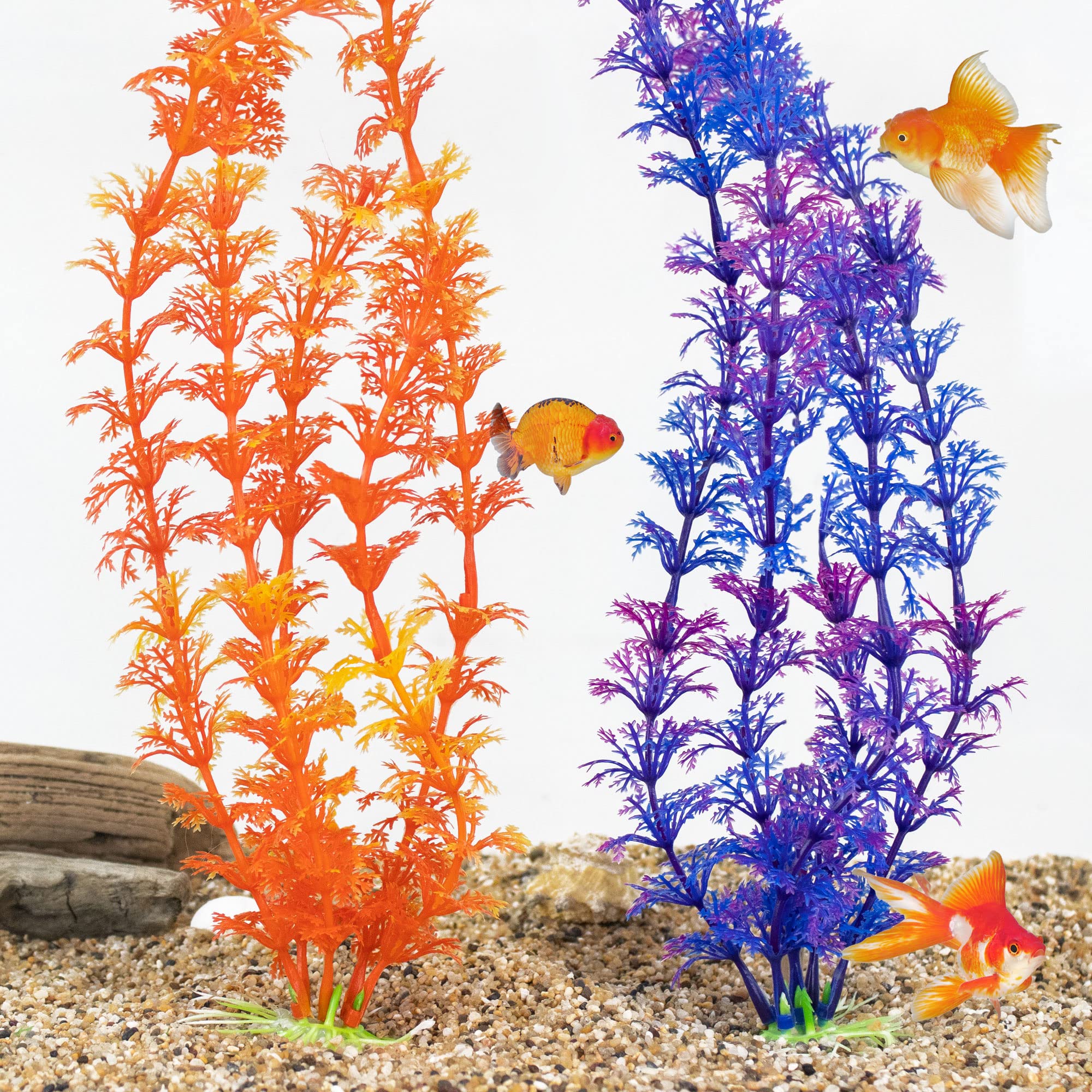 Nw Wholesaler 12 Inch Faux Plants For Fish Tanks Set Desertcart