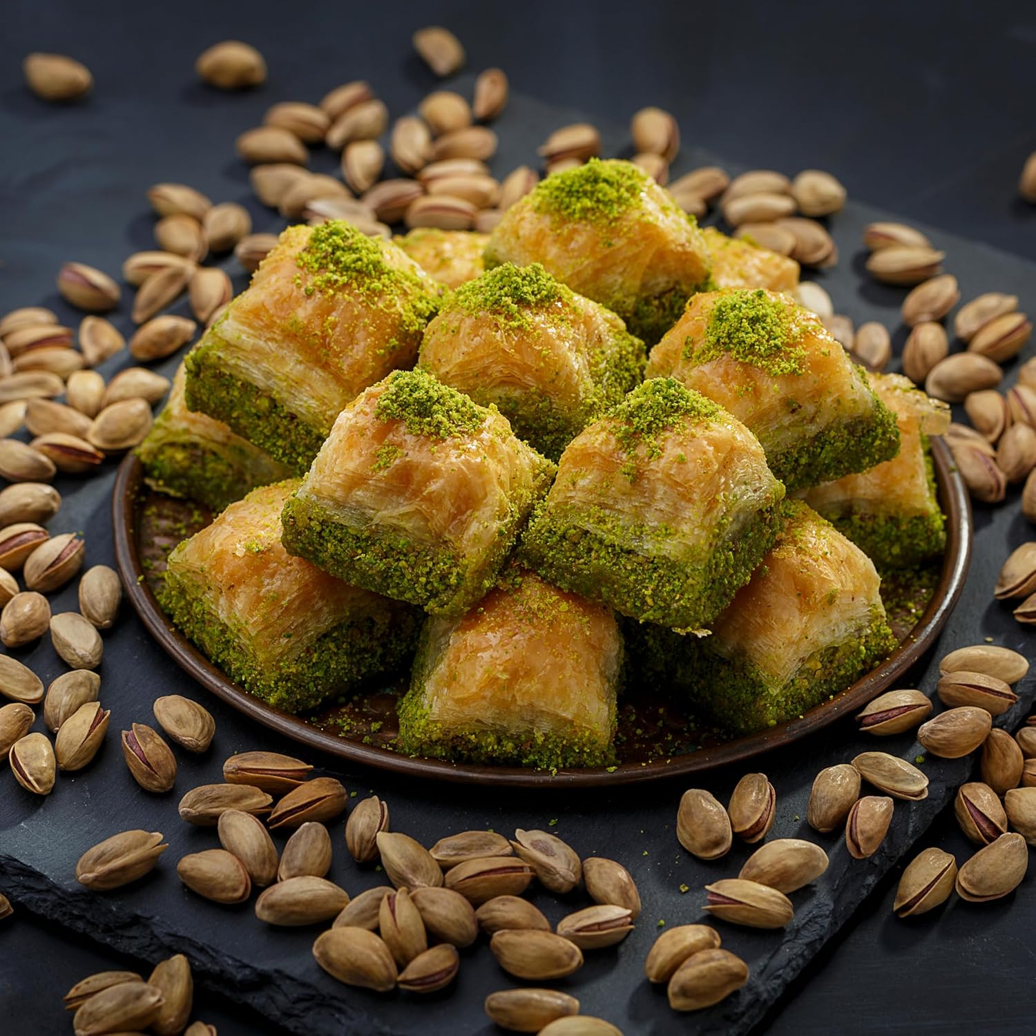 Turkish Pistachios Kernel (Mavardi) 16 Oz, Shelled, Raw, Unsalted, Premium Quality, All-Natural, Kosher, Keto & Vegan Friendly | 1 Pound Resealable Bag