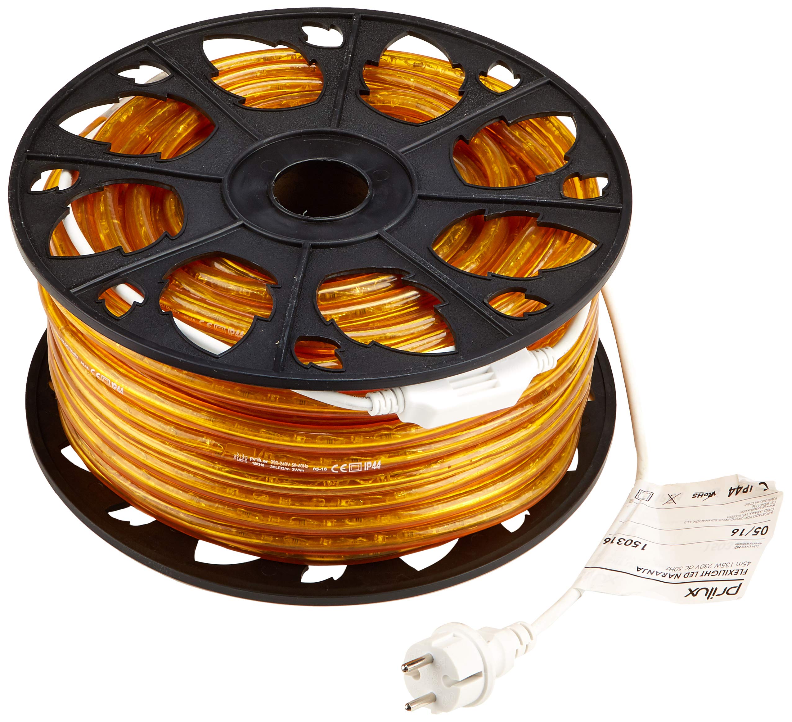 PriluxFlexilight 220 V 45 MTS. 36LED/Metro Orange Court 1 m