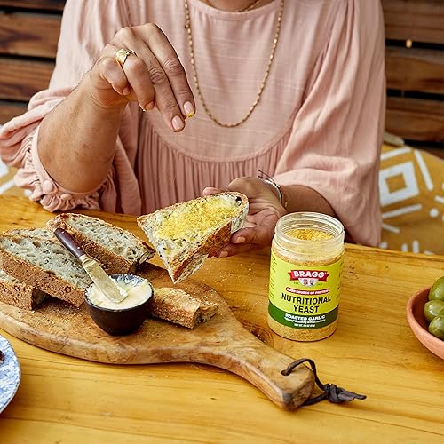 Miniatura 9 de Bragg Vinagre de sidra de manzana orgánico de 16 oz con la madre y paquete de condimento nutricional de levadura de ajo de 3 onzas